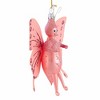 Italian Ornaments 4.5 Inch Lumibug Pink Butterfly Spring Tree Ornaments - 4 of 4
