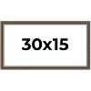 PosterPalooza | Panoramic Sculpted Silver Picture Frame - UV Acrylic, Foam Board Backing, Hanging Hardware - 2 of 4