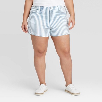 target striped shorts