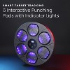 HOM Music Boxing Target - Punching Machine with Bluetooth for Playing Music, 6 Punching Pads, Target Counter & Indicator Lights (Gloves Included) - 2 of 4