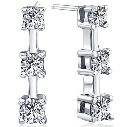 Pompeii3 1/3 ctw 14k White Gold Diamond Stud Earrings