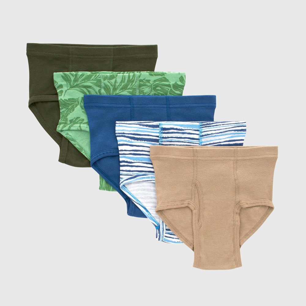 Hanes Boys' 5pk Pure Briefs - Colors May Vary L, One Color