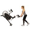 Sunny Health & Fitness Magnetic Belt Drive Premium Indoor Cycling Bike - Silver - 4 of 4
