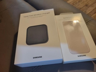 Samsung 15w Super Fast Wireless Charger With Travel Adapter - Gray : Target