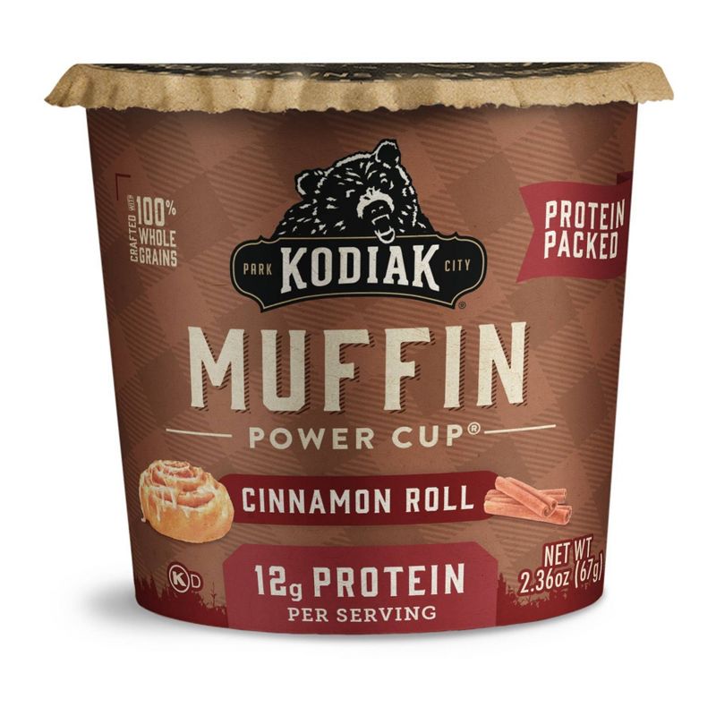 Kodiak Muffin Cup Cinnamon Roll - 2.36oz, 1 of 6