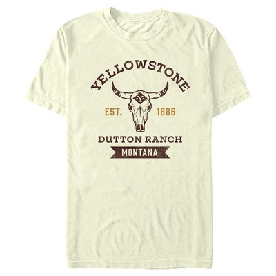 Men's Yellowstone Est. 1886 Dutton Ranch Montana T-shirt : Target