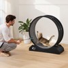 VEVOR Cat Exercise Wheel, 31.5 in, Large Cat Running Wheel with Secure Brake & Carpeted Runway, Quiet Operation Cat Treadmill - 2 of 4