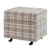 25" Wide Rectangle Gliding Ottoman - WOVENBYRD - 3 of 4