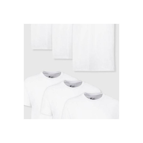 Camiseta de Cuello Redondo para Hombre Hanes 6 Piezas - Blanco 7