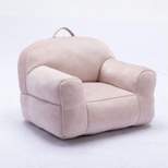 Arlo Kids Bean Bag Chairs,25.6" Velvet Fabric Memory Foam Small Bean Bag Chair For kids -Maison Boucle