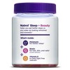 Natrol Sleep + Beauty Sleep Aid Gummies - Raspberry - 60ct - image 4 of 4