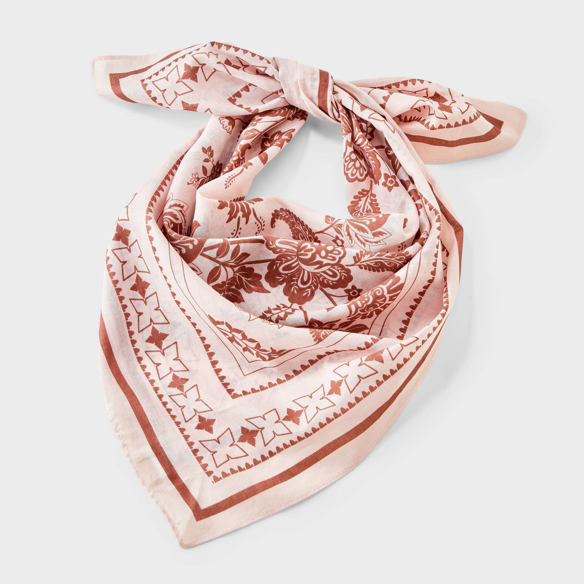 Floral Paisley Square Scarf - Universal Thread™ Pink
