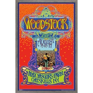 Trends International Woodstock - Bob Masse Framed Wall Poster Prints - 1 of 4