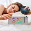 Unique Bargains Plastic Digital Corded Adjustable Accurate Electric Alarm Clock 7.5 x 2.8 x 1 inch - 3 of 4