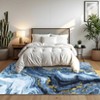 Washable Area Rugs for Living Room, Modern Abstract Rug Ultra Soft Non Slip Low Pile Rug, Bedroom Dining Room Kitchen Decor - 2 of 4