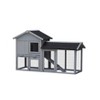 Akoasm Cage With No Leak Plastic Tray And Large Active Space For Rabbit & Chicken-Gray - 4 of 4