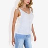 Anna-Kaci Women's V-Neck Knit Tank Top With Eyelet Detail - image 4 of 4