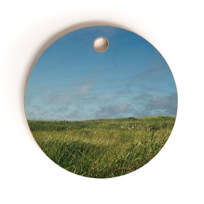 Hannah Kemp Grassy Field Cutting Board - Round