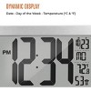 Marathon Atomic 9 Inch Wall Clock Stainless Steel Finish With Stand & 8 Time Zones - 4 of 4