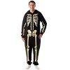 #followme Glow In The Dark Skeleton Adult Bodysuit Pajamas - 2 of 4