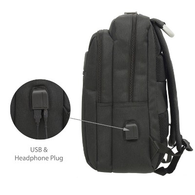 Club Rochelier Rectangular Multi Pocket Backpack with USB — фото 7