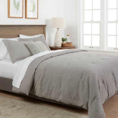 Washed Waffle Weave Comforter and Sham Set - Threshold™