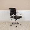 Emma and Oliver Mid-Back LeatherSoft Contemporary Panel Executive Swivel Office Chair - 2 of 4