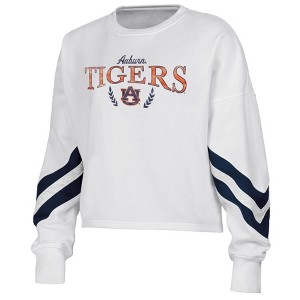 NCAA Auburn Tigers Women's Crew Neck Fleece Sweatshirt - 1 of 3