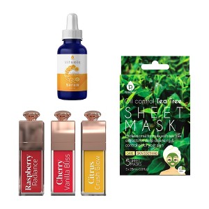 Pursonic Radiant Skin Bundle: Vitamin C Serum & Tea Tree Sheet Masks - 1 of 4