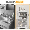 23.62  x  11.81  x  43.3Inches Freestanding Bathroom Cabinet with 2 Drawers and 2 Doors - 3 of 4