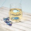 Pavilion Gift Company - Lakeaholic - 18 oz Stemless Wine Glass - Drinkware - 2 of 4