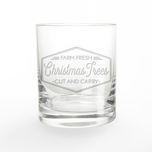 Creative Products Cut and Carry Christmas Trees 11 oz. Whiskey Glass - 1 of 1