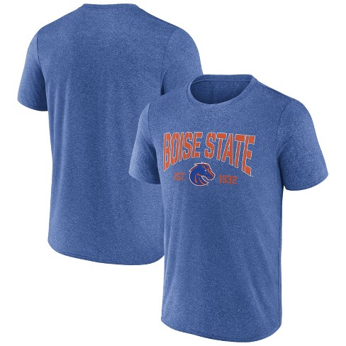 NCAA Boise State Broncos Boys' Heather Gray Poly T-Shirt - XS