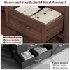 Farmhouse 6-Drawer Double Dresser, Dresser for Bedroom, Chest of Drawers with 6 Storage Drawers, 47.2" W × 15.8" D × 32.1" H - 3 of 4