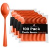 Exquisite Heavy Duty Solid Color Plastic Spoons-100 Count - 2 of 4