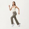 Anna-Kaci Active Women's Square Neck Ribbed Knit Cropped Tank Top with Wide Shoulder Straps - 4 of 4