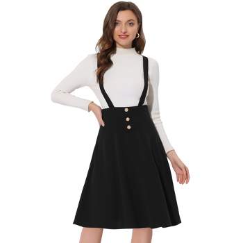 Allegra K Women's High Waist Brace Skirts Lace-Up A-Line Mini Suspender  Skirt : : Clothing, Shoes & Accessories