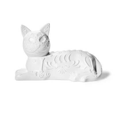 Día de Muertos Ceramic Cat Calavera - Mondo Llama™