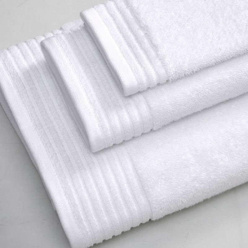 4pc Ringspun Soft Quick Dry Bath Towel Set - Isla Jade, 3 of 9