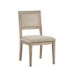 Starlight Canyon Home,Set of 2 Brown Dining Chairs with Cane Back and Upholstered Seat - 3 of 4