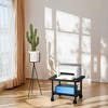2-Tier Under Desk Printer Stand, Mobile Machine Cart with Shelf, Heavy Duty Storage Rack for Office and Home - 3 of 3