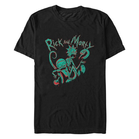 Men's Rick and Morty Tentacle Glitch Sketch T-Shirt - image 1 of 4