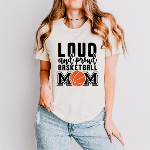 Simply Sage Market Loud And Proud Basketball Mom Short Sleeve Tee - 1 of 4