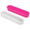Unique Bargains Silicone Diamond Painted Pen Makeup Brush Organizers 2 Pcs - 4 of 4