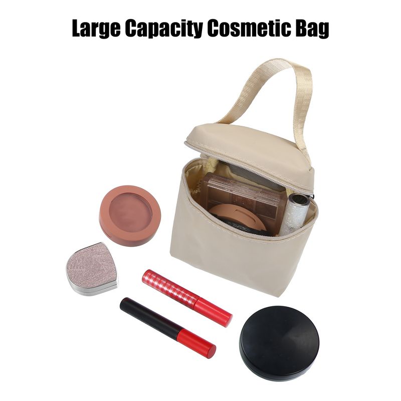 Unique Bargains Women's Travel Cosmetic Makeup Brush Organizer Storage Bag 4.72"x2.36"x4.33" 1 Pc, 5 of 7