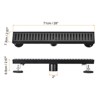 Unique Bargains Stainless Steel Brushed Rust-proof Wear-resistant Shower Drain Sink Set - 2 of 4
