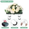 Unique Bargains Cemetery Headstone Flower Saddles with Floral Foam Rustproof Galvanized 11 Inch - 2 of 4