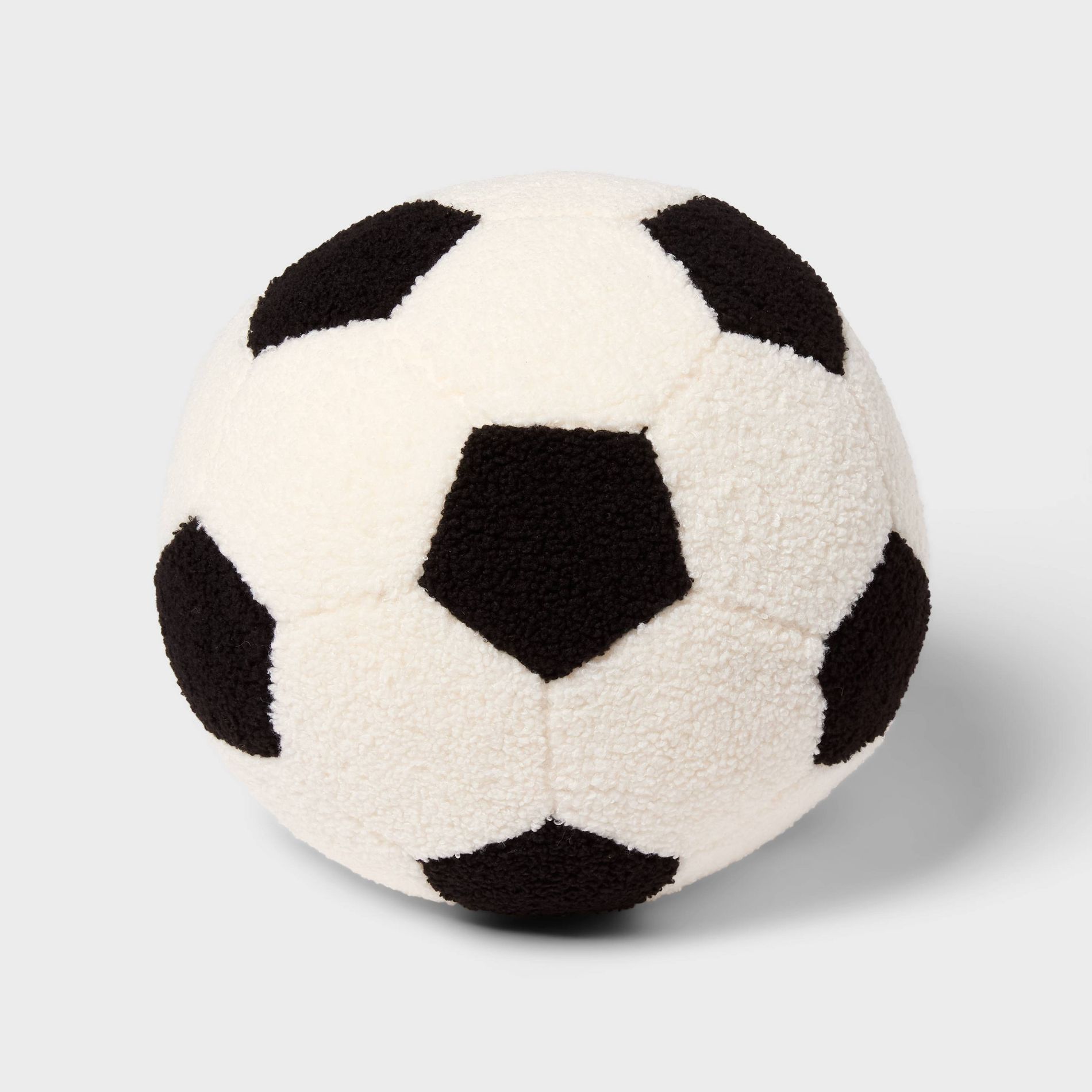 Soccer Ball Sport Boucle Kids' Decorative Throw Pillow - Pillowfort™