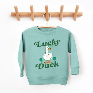 The Juniper Shop Lucky Duck Toddler Graphic Sweatshirt - 1 of 3