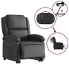 vidaXL Stand up Recliner Chair Power Lift Reclining Armchair Real Leather - 4 of 4